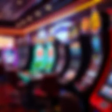 Game Variety at Newcastle Casino Close-up of the game variety section highlighting popular table games and slots.