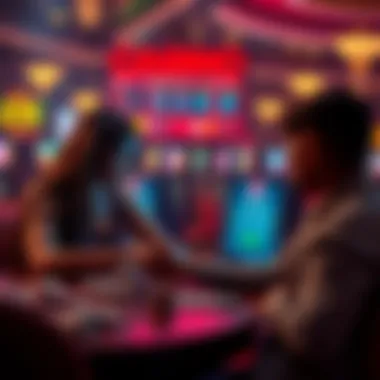 Online Gaming Engagement Graphical representation of online gaming engagement