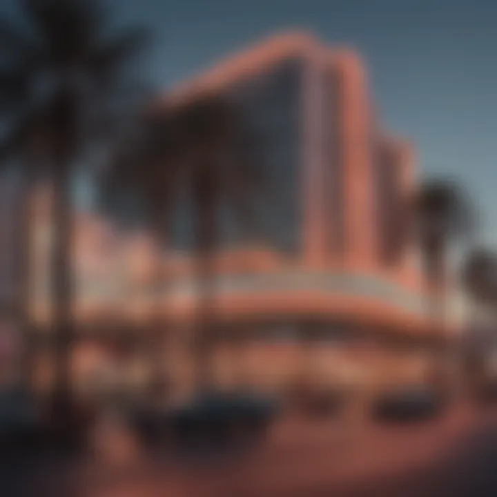 Vintage photograph showcasing the original Palms Casino