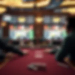 Online poker game setup