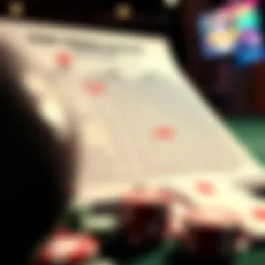 Chart illustrating the calculation of point spreads