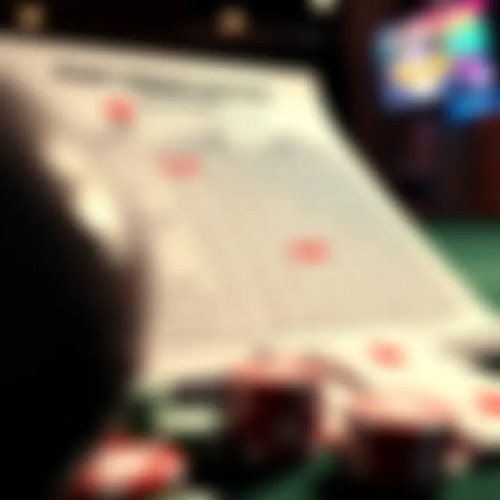 Chart illustrating the calculation of point spreads