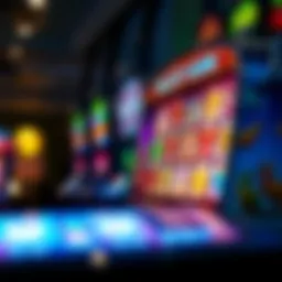 A visually striking slot machine showcasing vibrant themes and graphics.