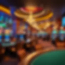 Elegantly designed gaming area of Seminole Coconut Creek Players Club