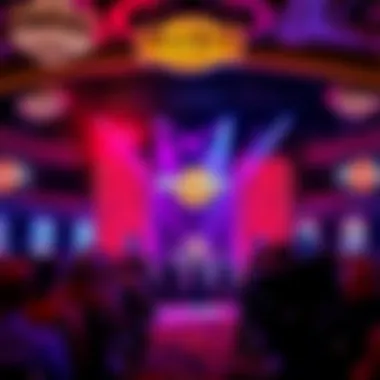 Live entertainment show featuring a vibrant performance on stage