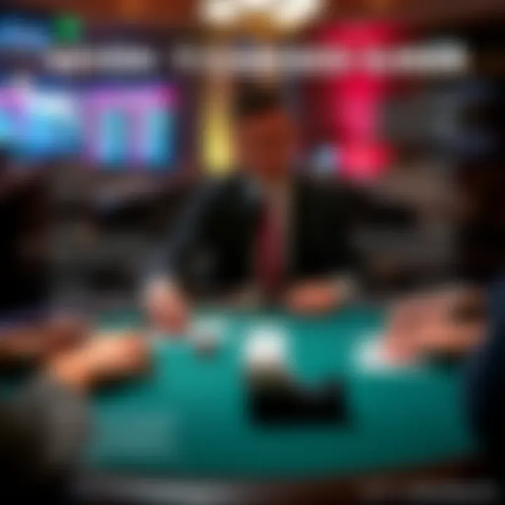 An infographic illustrating the psychology behind poker decisions