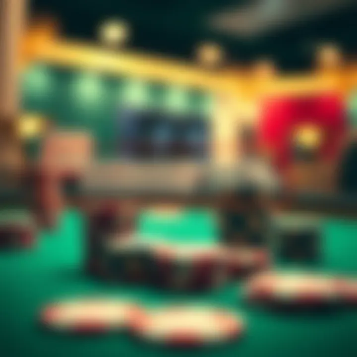 Strategic diagram showing gameplay tactics with starting chips