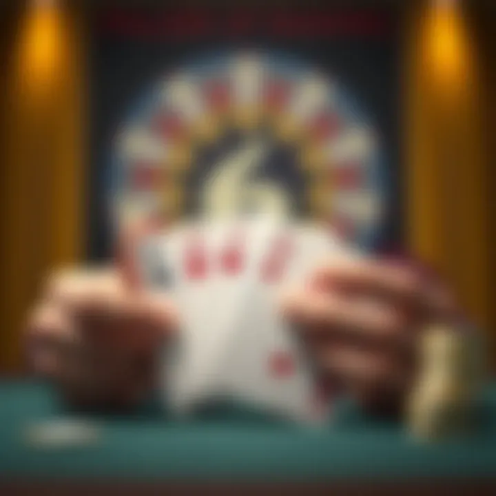 Visual representation of poker hand rankings