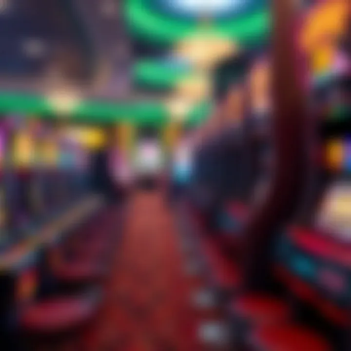 Quiet Time for Slots A quiet gaming area showcasing slot machines