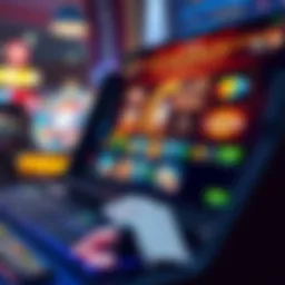 A vibrant online casino interface showcasing various gaming options