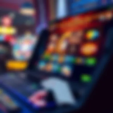 Exploring Online Gaming Options A vibrant online casino interface showcasing various gaming options
