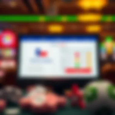 Online Purchase Interface Illustration of a computer screen displaying Texas Lottery online purchase options