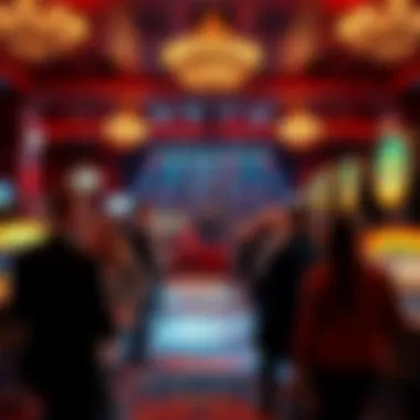 Live entertainment show at a casino venue