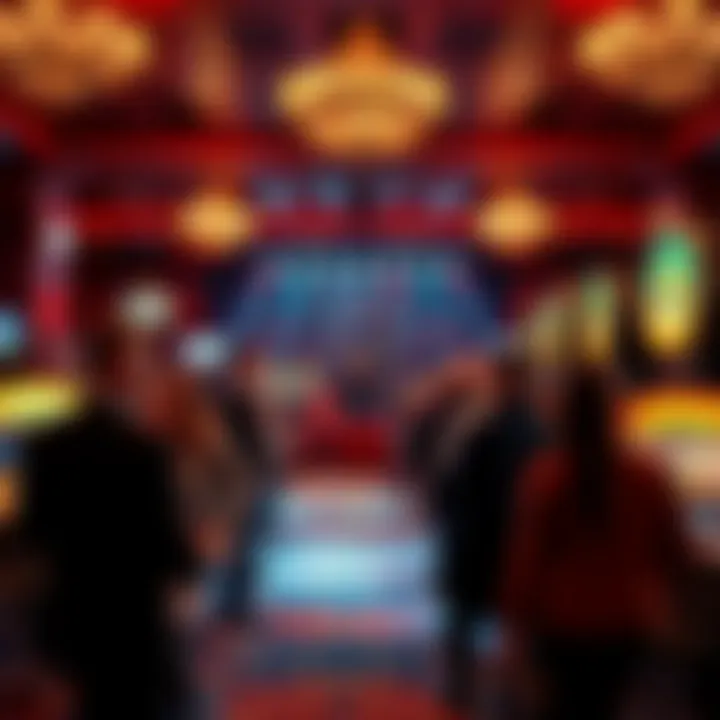 Live entertainment show at a casino venue