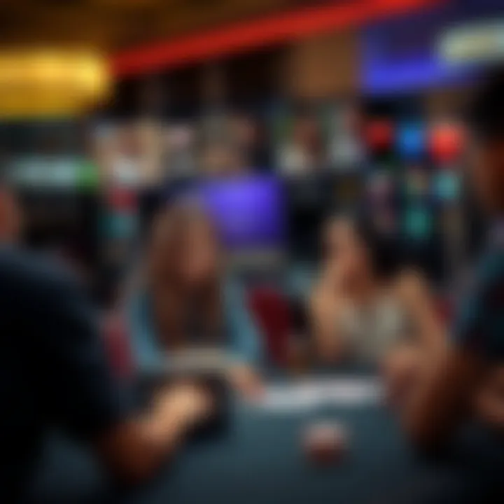 Exploring the Virtual Chat Landscape A virtual chat interface showcasing diverse random interactions