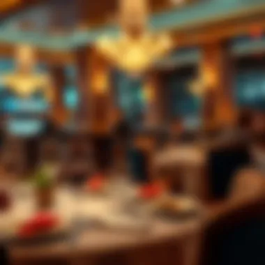 Gastronomic Delights at The M Hotel and Casino Elegant dining setup at The M Hotel and Casino