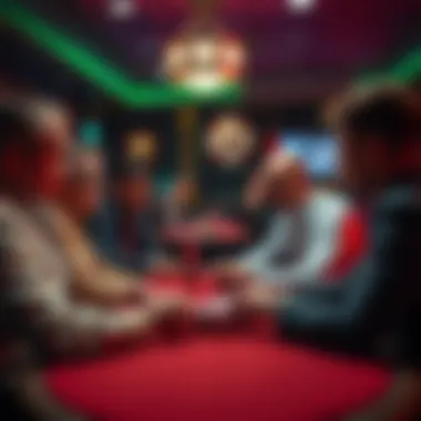 Engaging Strategies Among Members Members engaged in a friendly game discussing strategies