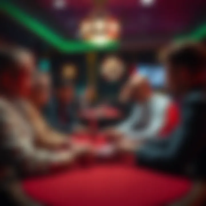 Engaging Strategies Among Members Members engaged in a friendly game discussing strategies