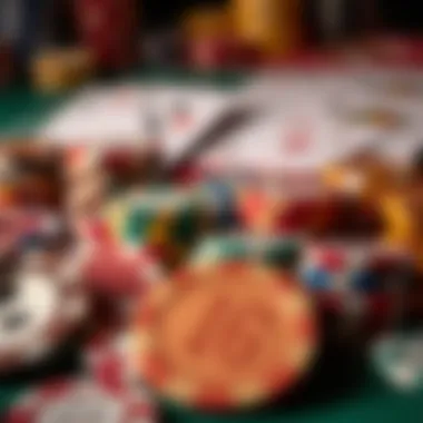 Assorted Casino Chips from Various Locations An assortment of casino chips from various locations and eras