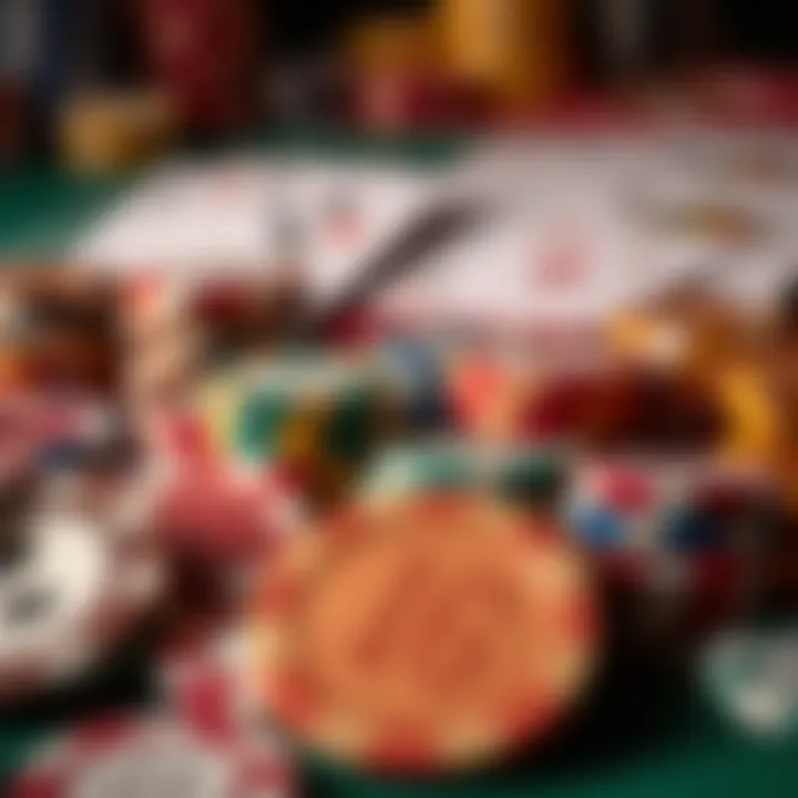 Assorted Casino Chips from Various Locations An assortment of casino chips from various locations and eras