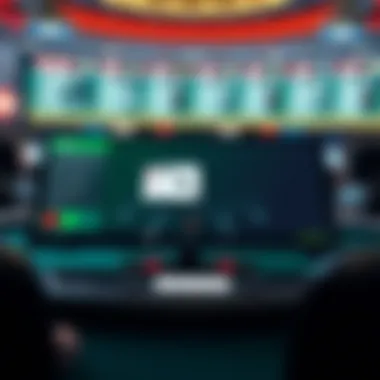 Overview of an online blackjack interface