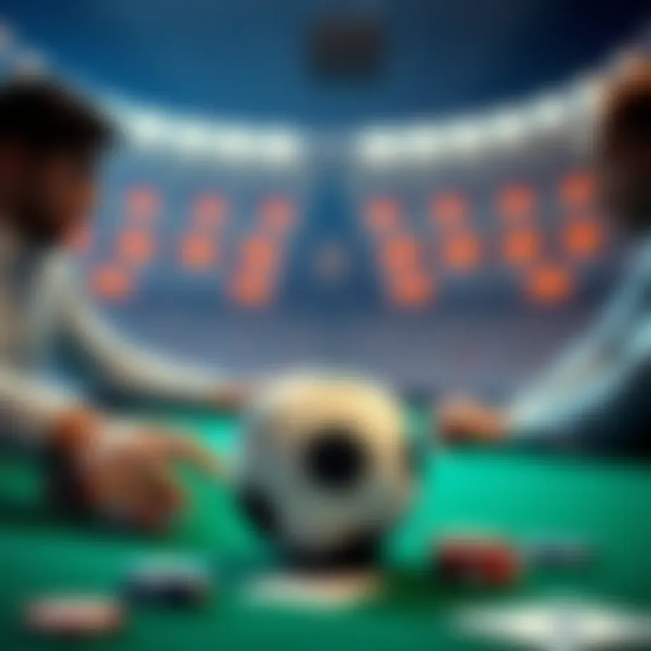 Abstract representation of football gambling strategies