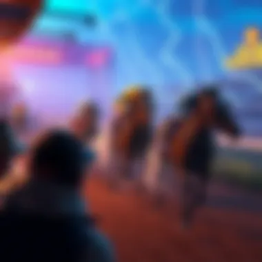 Electric Race Day Vibes Dynamic race day atmosphere