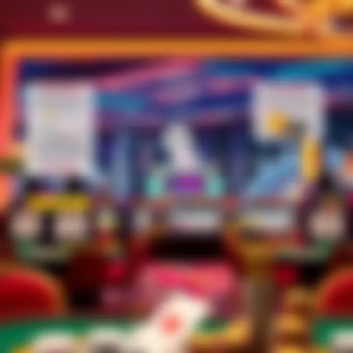 An infographic depicting the flow of winnings in a casino environment.