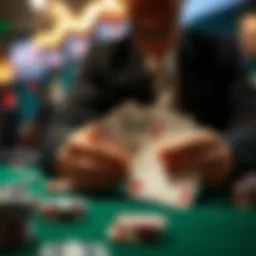 Visual representation of poker hand rankings
