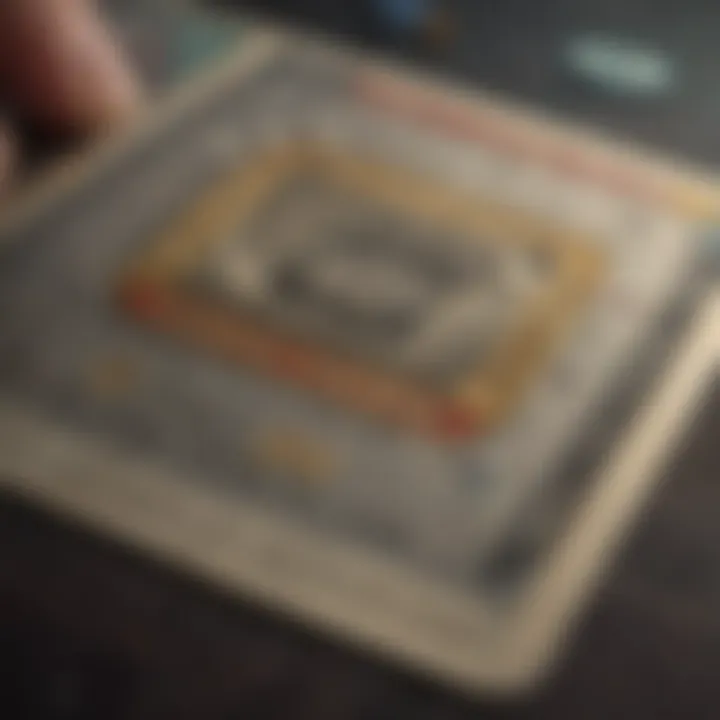 A close-up of a scratch-off ticket being revealed.