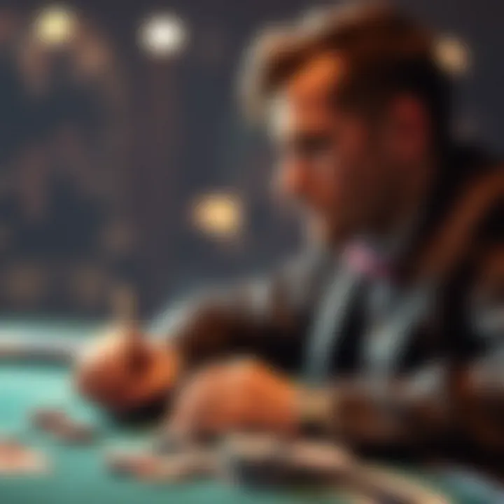 Overcoming Gambling Challenges Conceptual representation of overcoming challenges in gambling