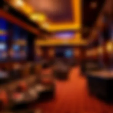 Relaxing Lounge Space at Valley Forge Casino Tavern A cozy lounge area within Valley Forge Casino Tavern featuring comfortable seating and ambient lighting