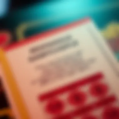 Responsible Gaming Message A close-up of a responsible gaming message on a scratch-off lottery ticket.